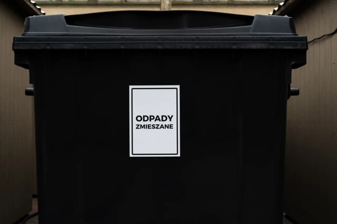 Co wrzucamy do czarnego pojemnika na śmieci? Unikaj tych błędów