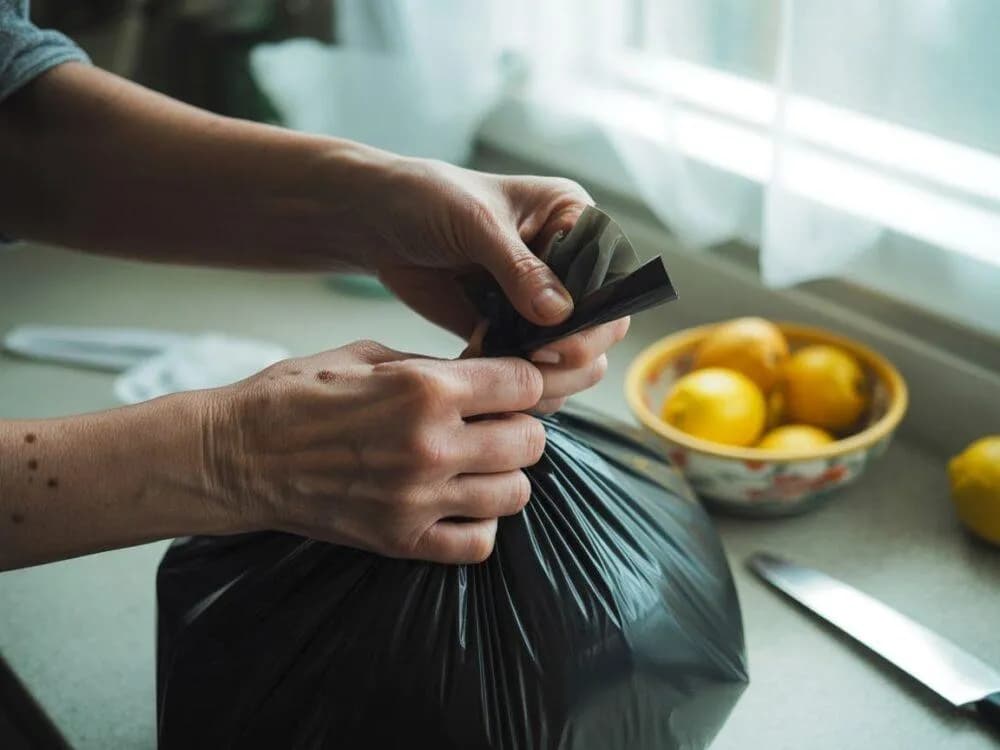 Jak zawiązać worek na śmieci, aby uniknąć bałaganu i zapachów
